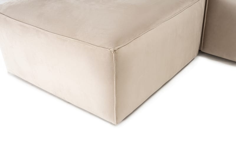 Kaolins Soffa med Divan 3-sits - Cream - Möbler - Soffa - Divansoffa & schäslongsoffa - 3 sits soffa med divan