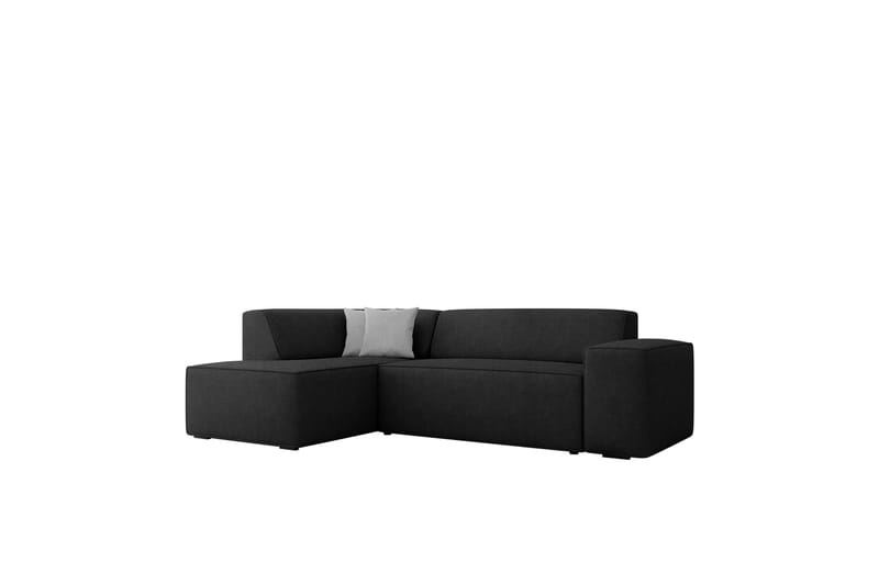 Slucajno Soffa med Schäslong 3-sits - Svart/Grå - Möbler - Soffa - Divansoffa & schäslongsoffa - 3 sits soffa med divan