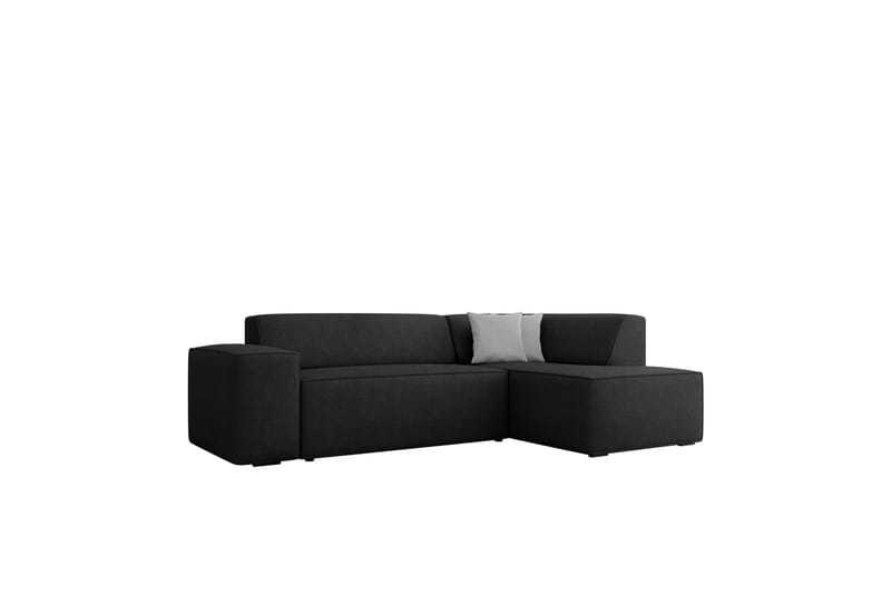 Slucajno Soffa med Schäslong 3-sits - Svart/Grå - Möbler - Soffa - Divansoffa & schäslongsoffa - 3 sits soffa med divan