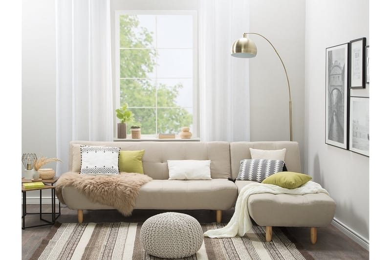 Soffa Alsten 182 cm - Beige - Möbler - Soffa - Divansoffa & schäslongsoffa