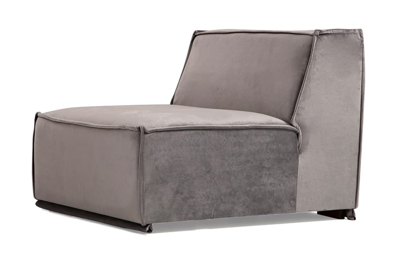 Soffa m. Divan Woodlaw 6-sits - Grå - Möbler - Soffa - Divansoffa & schäslongsoffa