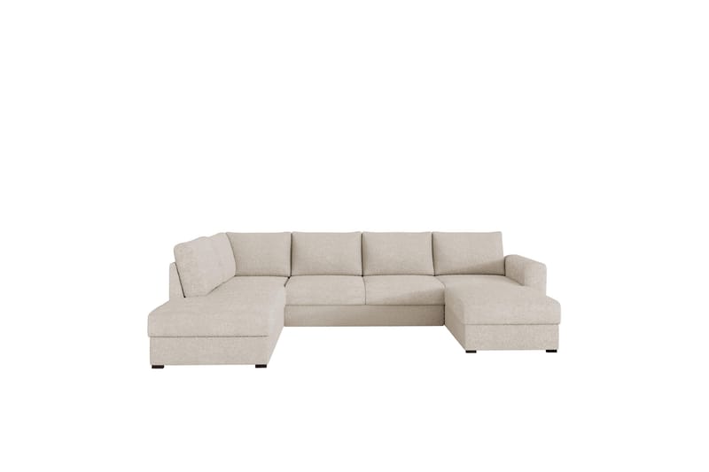 Taberk Soffa med Divan och Schäslong 4-sits - Beige - Möbler - Soffa - Divansoffa & schäslongsoffa - 4 sits soffa med divan