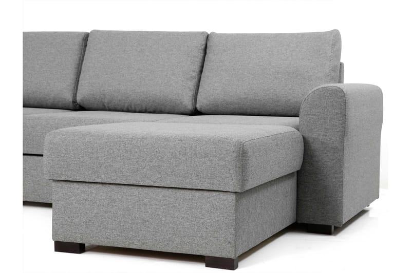 Taberk Soffa med Divan och Schäslong 4-sits - Brun - Möbler - Soffa - Divansoffa & schäslongsoffa - 4 sits soffa med divan