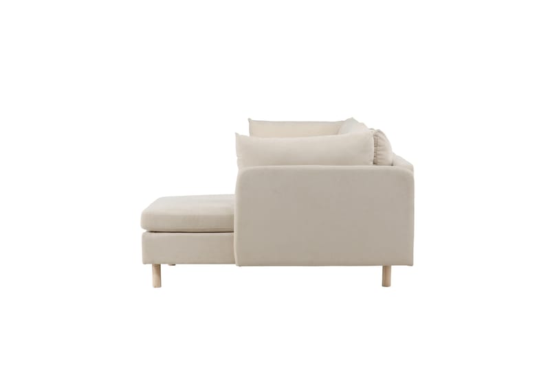 Zero Soffa m. Divan 3-sits - Beige - Möbler - Soffa - Divansoffa & schäslongsoffa - 3 sits soffa med divan