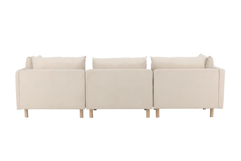 Zero Soffa m. Divan 3-sits - Beige - Möbler - Soffa - Divansoffa & schäslongsoffa - 3 sits soffa med divan