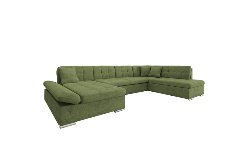 Zumar Soffa med Divan och Schäslong 4-sits - Grön - Möbler - Soffa - Divansoffa & schäslongsoffa - 4 sits soffa med divan