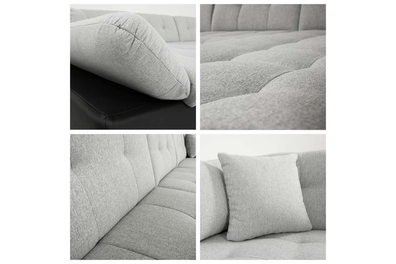 Zumar Soffa med Divan och Schäslong 4-sits - Gul/Beige - Möbler - Soffa - Divansoffa & schäslongsoffa - 4 sits soffa med divan