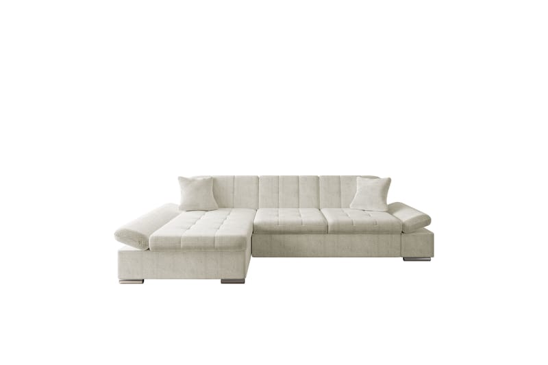 Djerra Soffa med Divan 3-sits - Beige - Möbler - Soffa - Divansoffa & schäslongsoffa - 3 sits soffa med divan