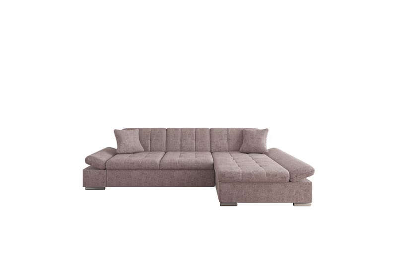 Djerra Soffa med Divan 3-sits - Beige - Möbler - Soffa - Divansoffa & schäslongsoffa - 3 sits soffa med divan