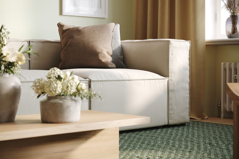 Djup Soffa Narender 3-sits - Beige - Möbler - Soffa - 3 sits soffa