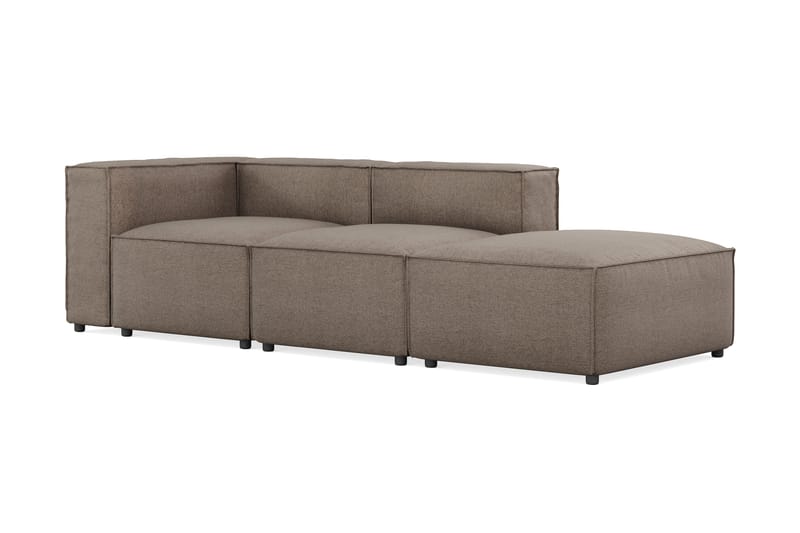 Djup Soffa Narender 3-sits - Brun - Möbler - Soffa - 3 sits soffa