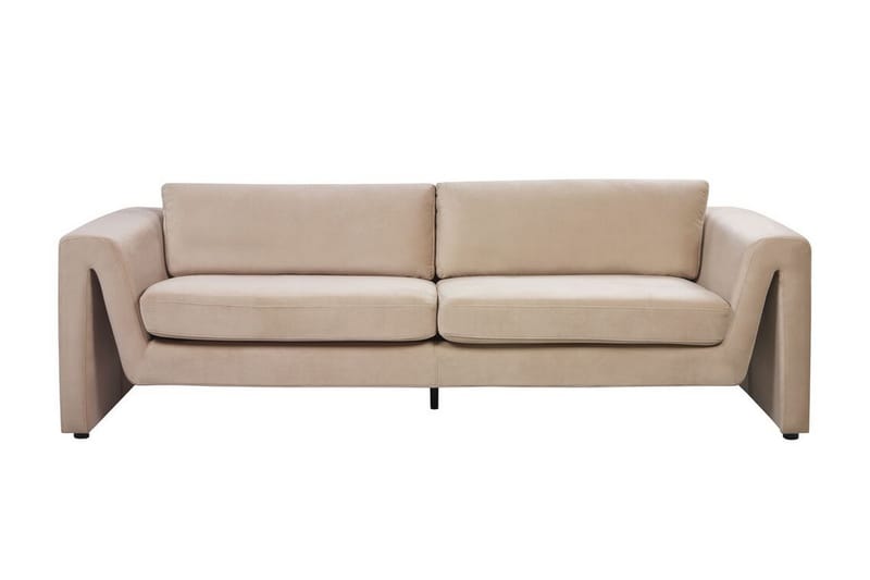 Durran Soffa 3-sits - Beige/Svart - Möbler - Soffa - 3 sits soffa