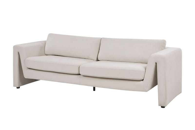 Durran Soffa 3-sits - Beige/Svart - Möbler - Soffa - 3 sits soffa