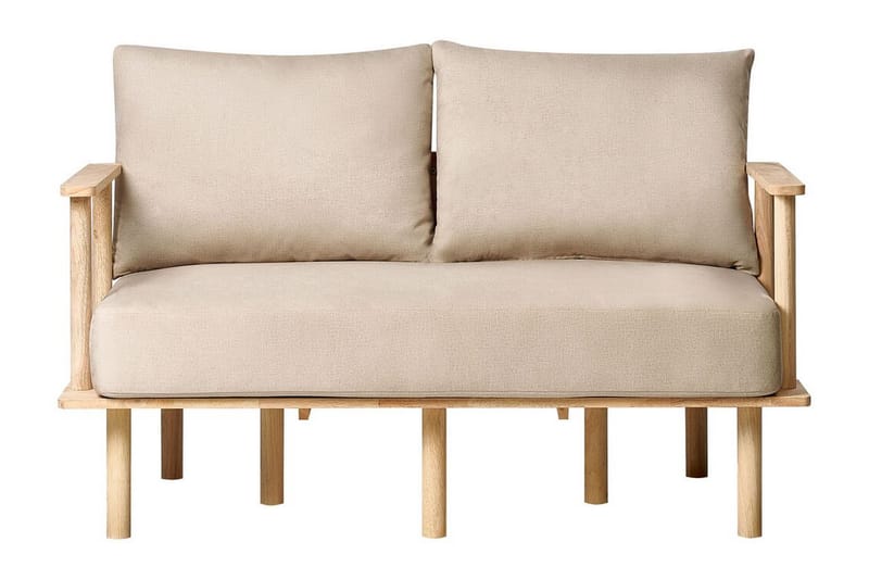 Fadey Soffa 2-sits - Beige/Ljust trä - Möbler - Soffa - 2 sits soffa