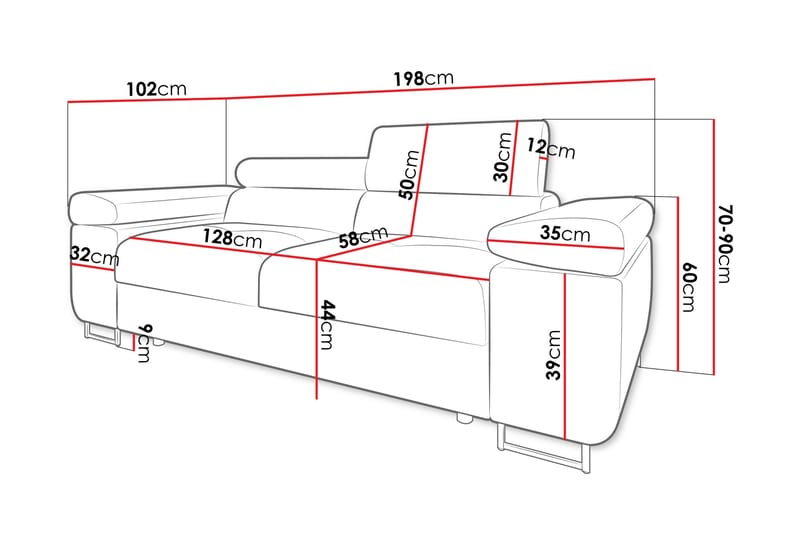 Gabina Soffa 2-sits - Grön - Möbler - Soffa - 2 sits soffa