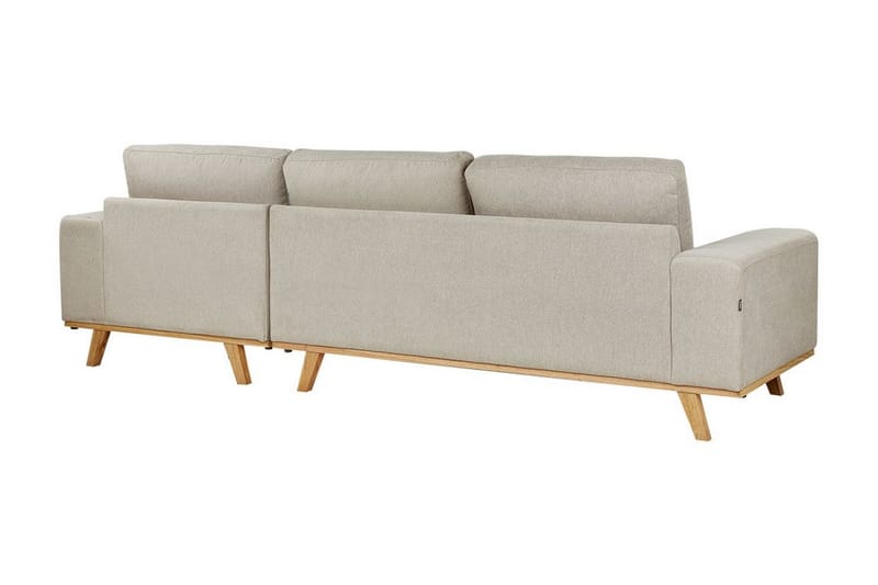 Gaines Hörnsoffa 3-sits - Beige/Ljust trä - Möbler - Soffa - Hörnsoffa