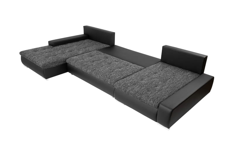 Gamal Soffa Dubbeldivan 4-sits - Svart - Möbler - Soffa - U-soffa