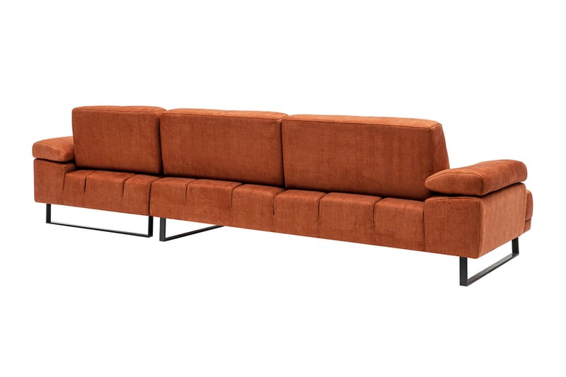 Divansoffa 3-sits Caboolture - Orange - Möbler - Soffa - Hörnsoffa