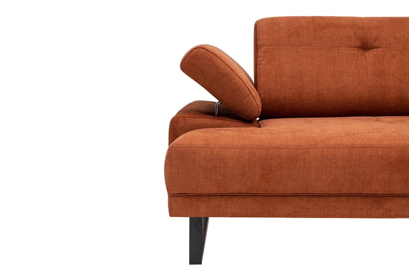 Divansoffa 3-sits Caboolture - Orange - Möbler - Soffa - Hörnsoffa