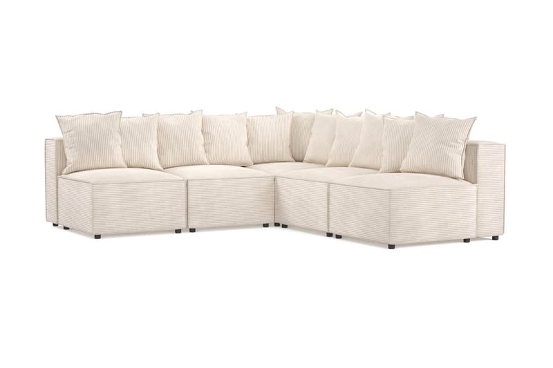 Djup Hörnsoffa 5-sits Narender - Beige - Möbler - Soffa - Hörnsoffa