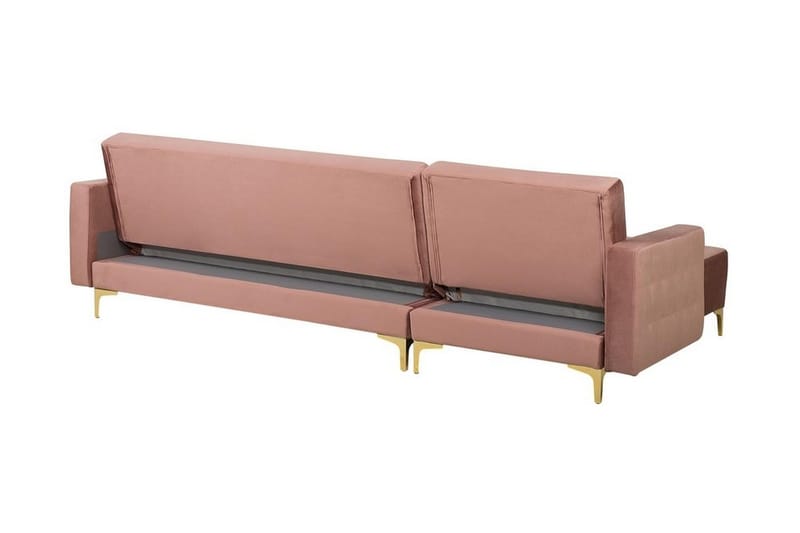 Hörnbäddsoffa Najera - Rosa - Möbler - Soffa - Bäddsoffa - Bäddsoffa divan