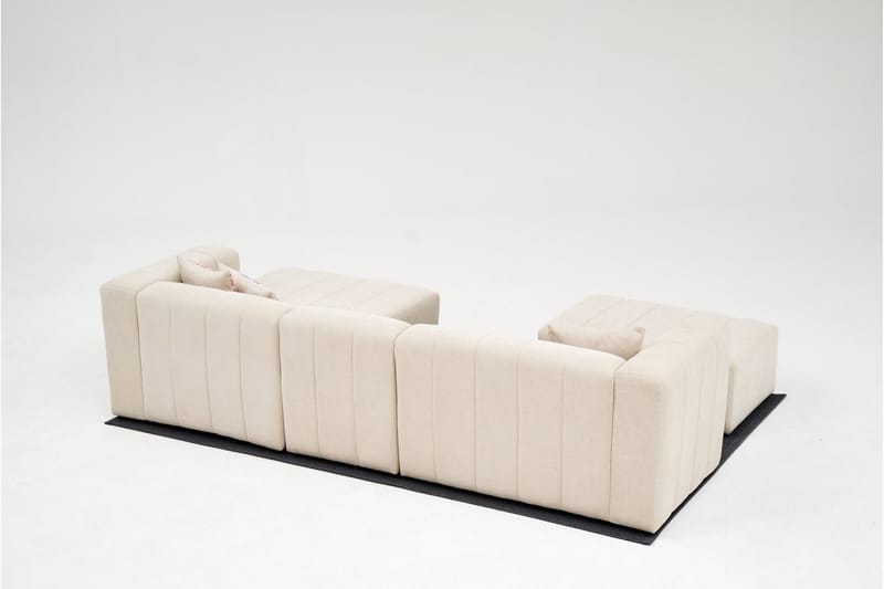 Hörnsoffa Beyza 3-sits - Cream - Möbler - Soffa - Hörnsoffa