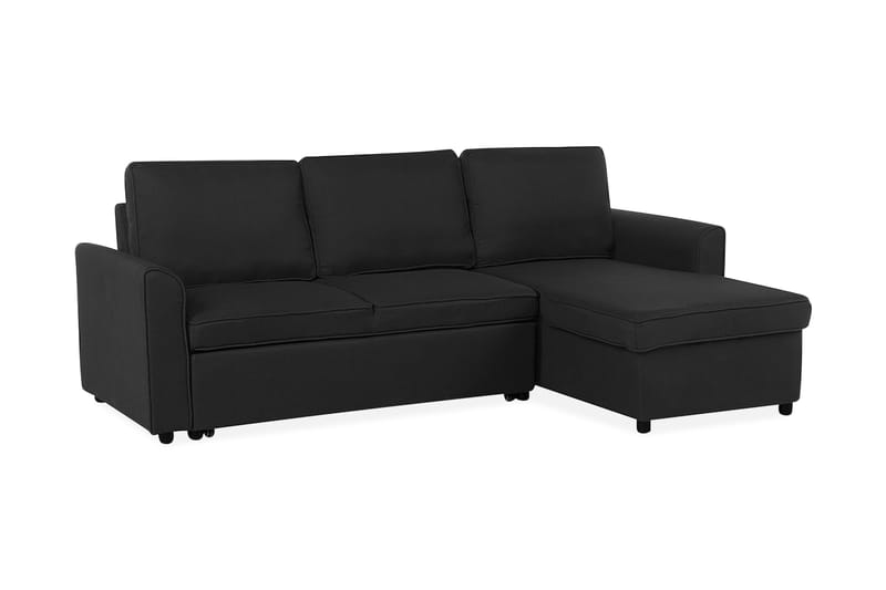 Hörnsoffa Nesna 228 cm - Svart - Möbler - Soffa - Hörnsoffa