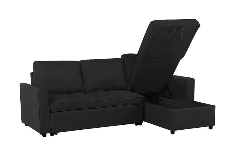 Hörnsoffa Nesna 228 cm - Svart - Möbler - Soffa - Hörnsoffa