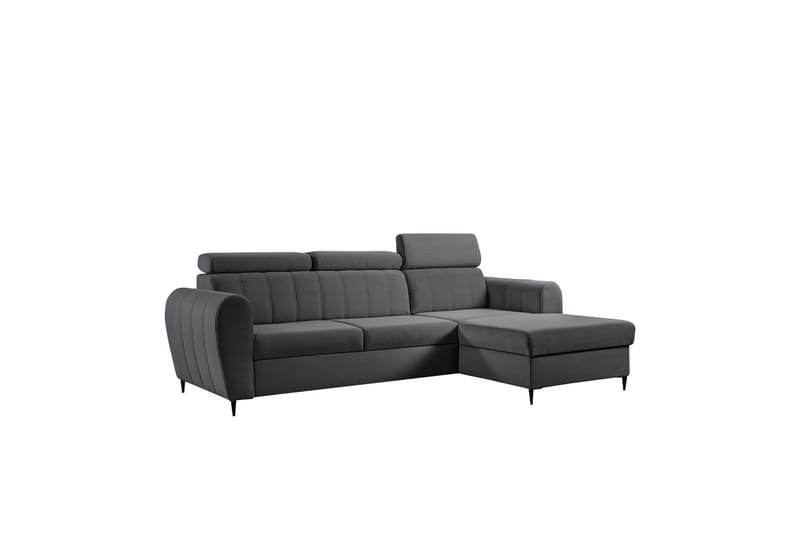 Hoffman Soffa med Divan 3-sits - Grå - Möbler - Soffa - Divansoffa & schäslongsoffa - 3 sits soffa med divan