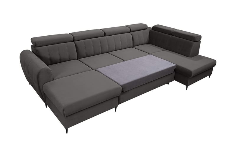 Hoffman Soffa med Divan och Schäslong 4-sits - Grön - Möbler - Soffa - Divansoffa & schäslongsoffa - 4 sits soffa med divan