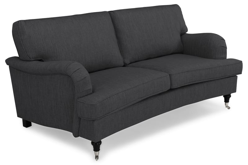 Soffa Oxford Classic 2-sits Svängd - Antracit - Möbler - Soffa - Howardsoffa