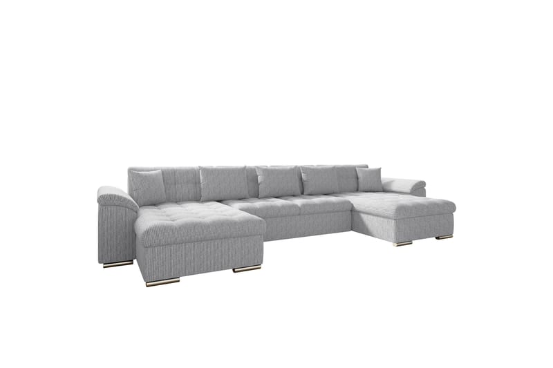 Kinzer Soffa Dubbeldivan 5-sits - Ljusgrå - Möbler - Soffa - U-soffa