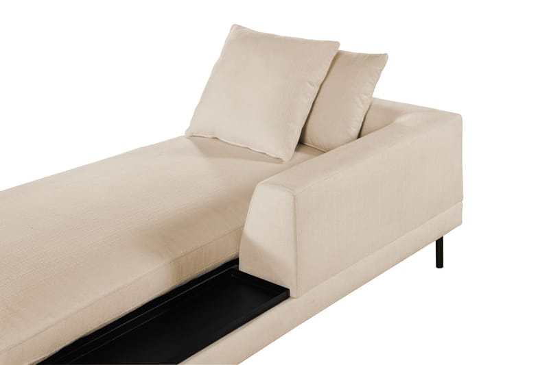 Divanmodul Treeton 92,5 cm Höger - Beige - Möbler - Soffa - Modulsoffa - Övriga moduler till modulsoffa