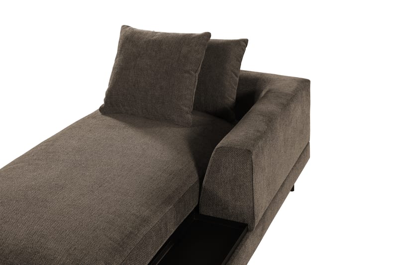 Divanmodul Treeton 92,5 cm Höger - Brun - Möbler - Soffa - Modulsoffa - Övriga moduler till modulsoffa