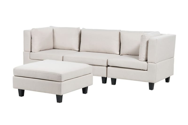 Buck Modulsoffa 3-sits - Beige/Svart - Möbler - Soffa - Modulsoffa - Komplett modulsoffa