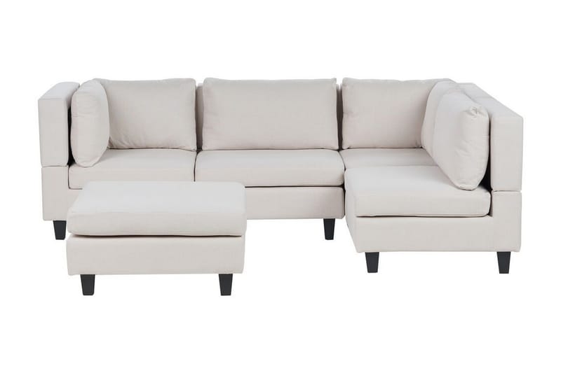 Buck Modulsoffa 4-sits - Beige/Svart - Möbler - Soffa - Modulsoffa - Komplett modulsoffa