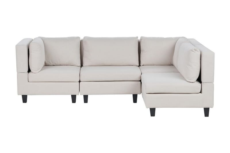 Buck Modulsoffa 4-sits - Beige/Svart - Möbler - Soffa - Modulsoffa - Komplett modulsoffa