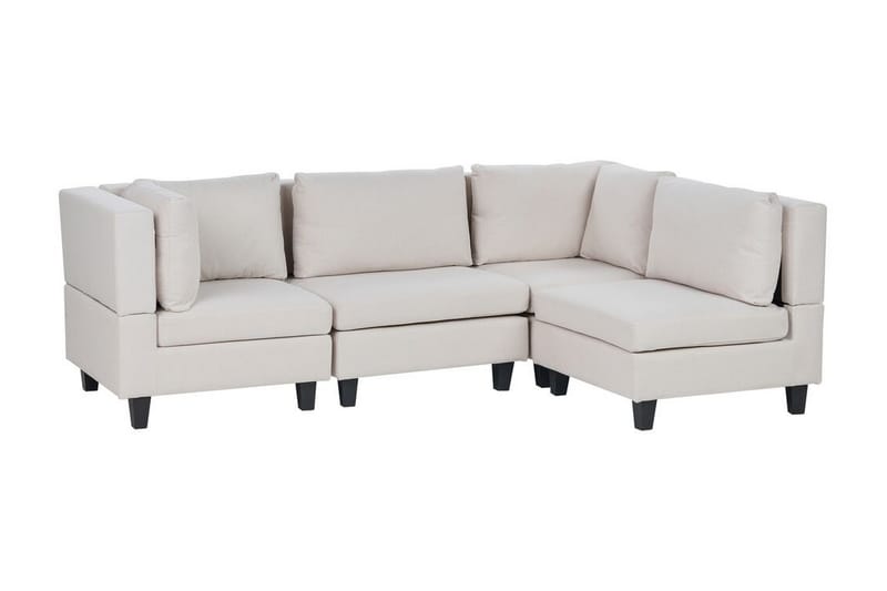 Buck Modulsoffa 4-sits - Beige/Svart - Möbler - Soffa - Modulsoffa - Komplett modulsoffa