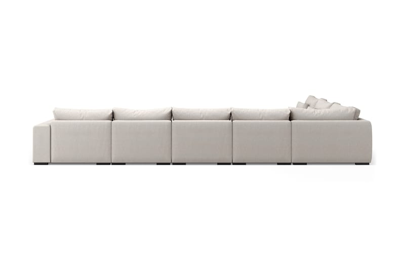 U-modulsoffa Columbus Large med Divan Höger - Beige - Möbler - Soffa - Modulsoffa - Komplett modulsoffa