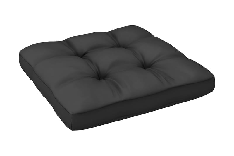 Mittensoffor med antracit dynor 2 st massiv furu - Vit - Möbler - Soffa - Modulsoffa - Mittmodul