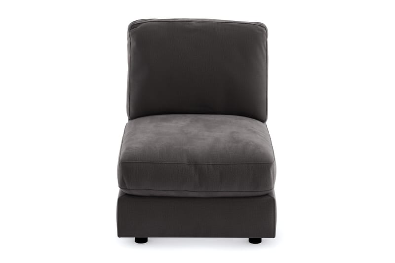 Mittmodul Aspen 70 cm Sammet - Mörkgrå - Möbler - Soffa - Modulsoffa - Mittmodul