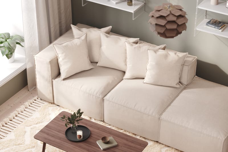 Mittmodul Narender 80 cm - Beige - Möbler - Soffa - Modulsoffa - Mittmodul