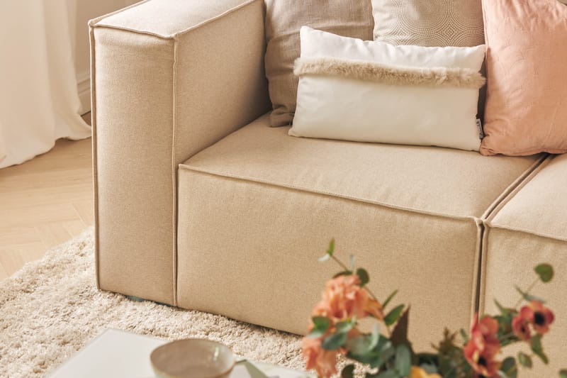 Mittmodul Narender 80 cm - Beige - Möbler - Soffa - Modulsoffa - Mittmodul