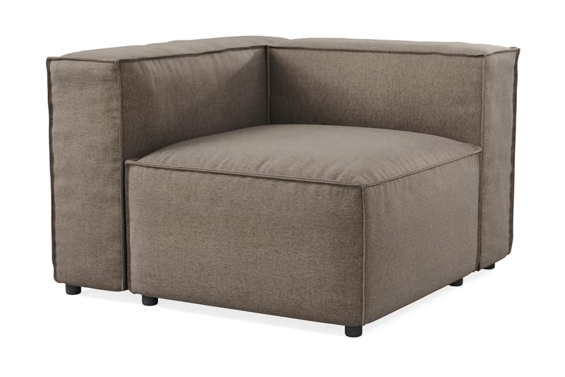 Vänstermodul Narender 108 cm - Grå - Möbler - Soffa - Modulsoffa - Övriga moduler till modulsoffa