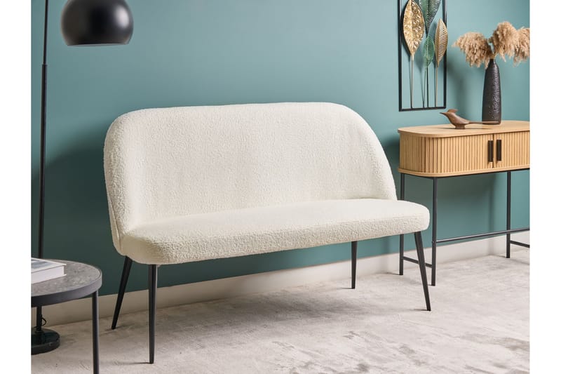 Osbyn Soffa 2-sits - Beige/Svart - Möbler - Soffa - 2 sits soffa