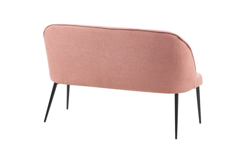 Osbyn Soffa 2-sits - Svart/Rosa - Möbler - Soffa - 2 sits soffa