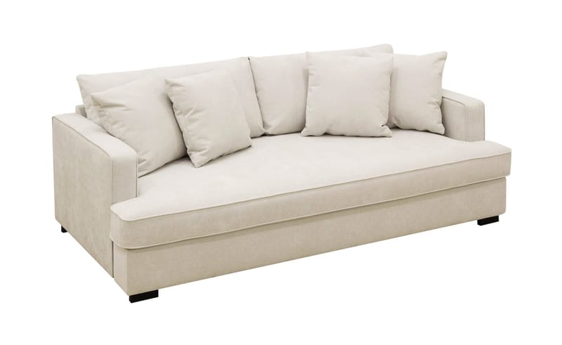 Rossi Djup 3-sits Soffa Hel dyna - Ljus Beige - Möbler - Soffa - 3 sits soffa