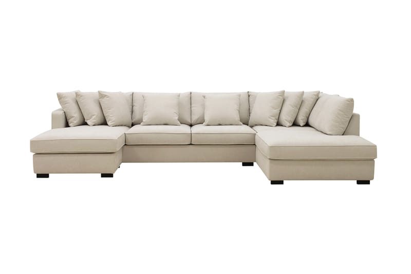 Rossita 5-sits Divansoffa med schäslong Höger - Beige - Möbler - Soffa - U-soffa