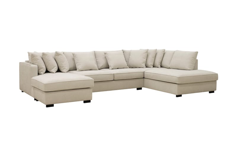 Rossita 5-sits Divansoffa med schäslong Höger - Beige - Möbler - Soffa - U-soffa