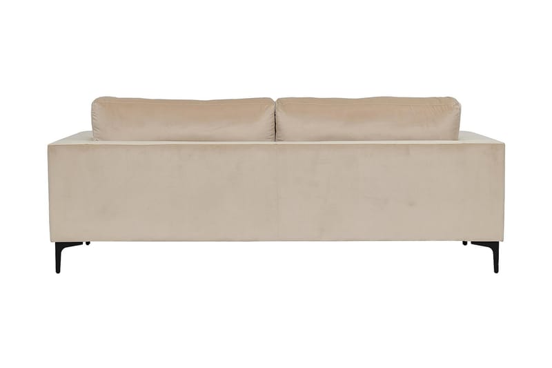 Johana 3-sits Sammetssoffa - Beige - Möbler - Soffa - Sammetssoffa